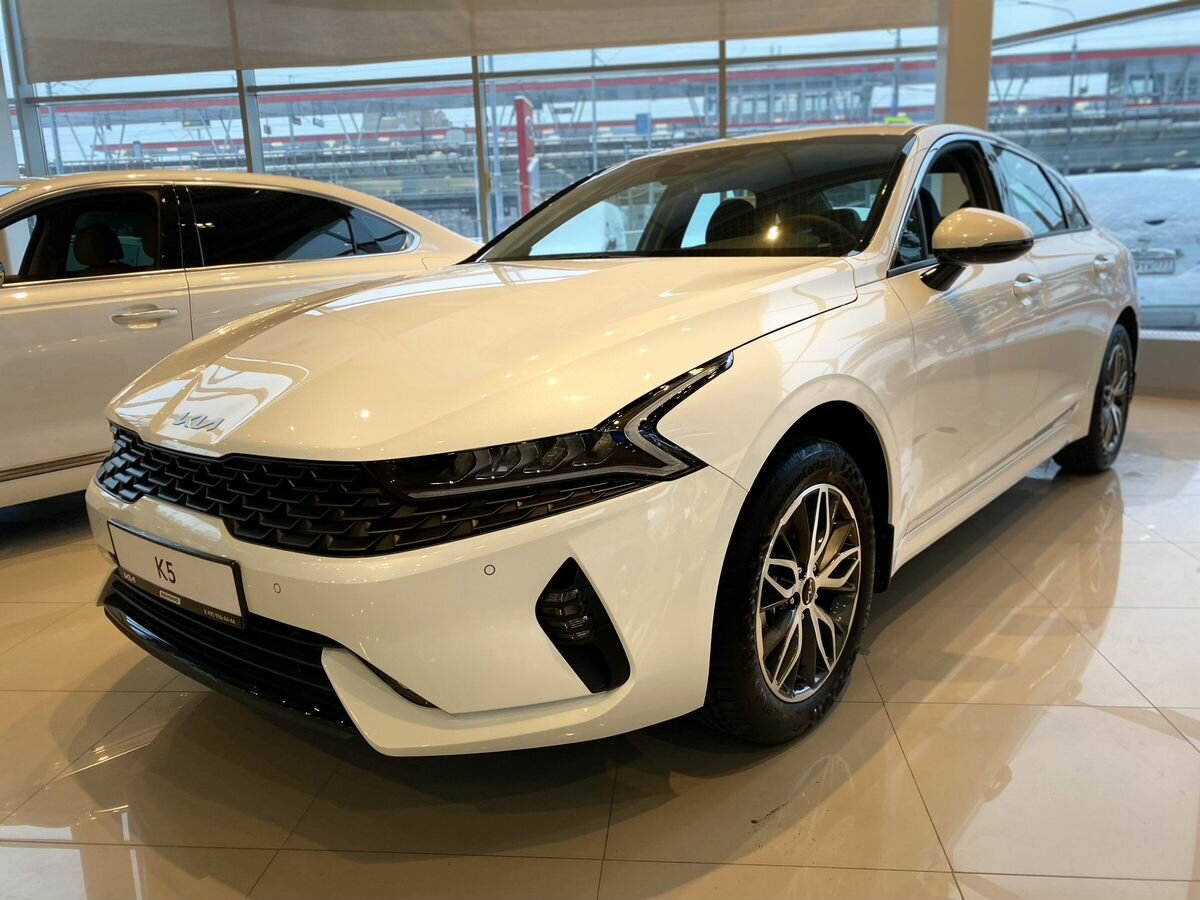 Киа к 5 цена 2023 фото Купить новый Kia K5 III 2.0 AT (150 л.с.) бензин автомат в Москве: белый Киа к5 