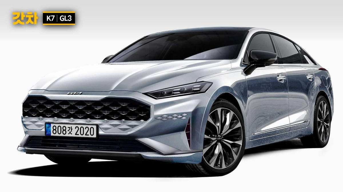 Киа к 8 2024 фото Kia Cadenza / K7 2022 года.Это будет первая Kia с обновленным логотипом Артём Ад