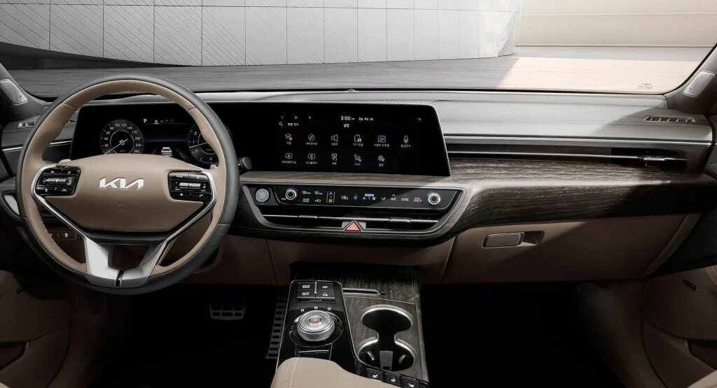 Киа к 8 фото First Official Look Inside Kia's New K8 Sedan That We Won’t Be Getting In Americ