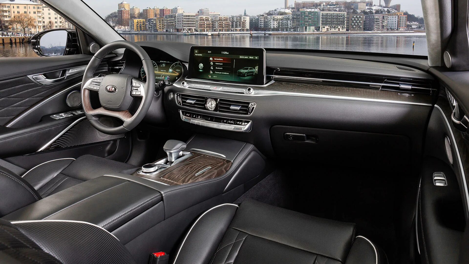 Киа к 9000 фото Kia K900 прибыл в Казахстан - Kolesa.kz Почитать