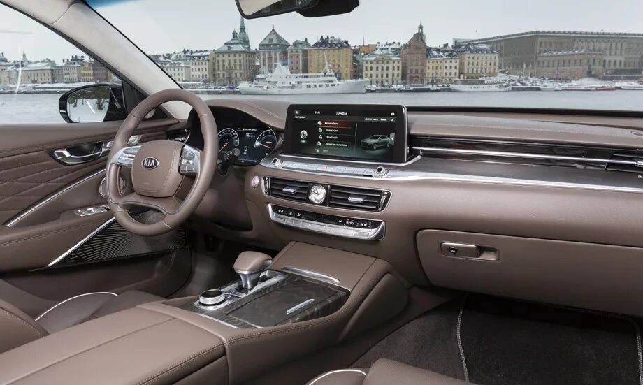 Киа к 9000 фото Седан Kia K900 предложил заманчивые цены в России - ДРАЙВ