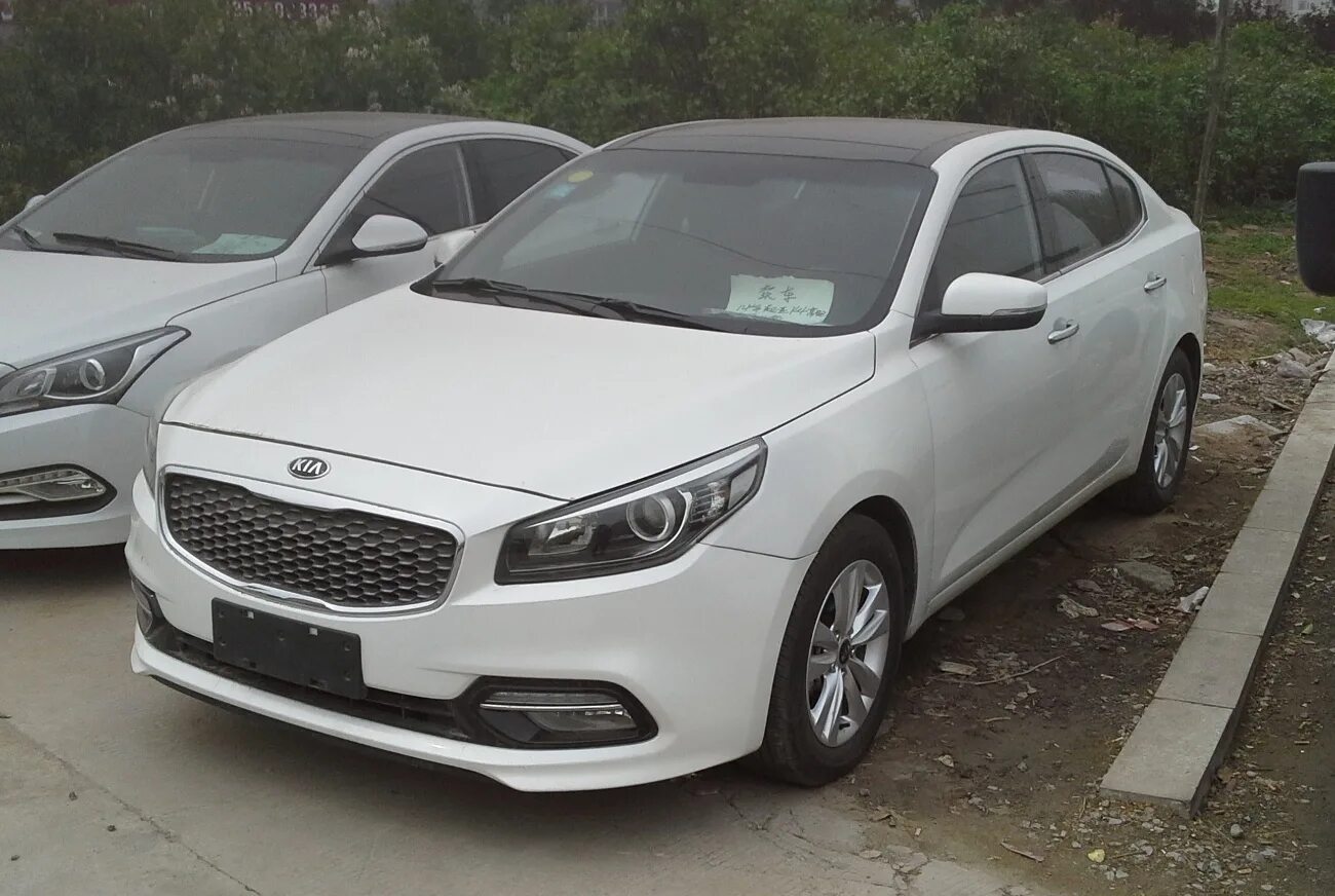 Киа к1 фото Файл:Kia K4 China 2016-04-08.jpg - Википедия