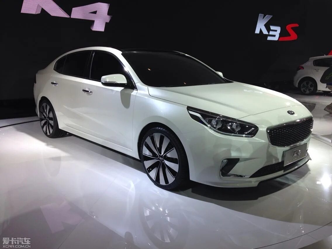 Киа к3 фото цена Kia Trots Out New K4 Mid-Size Sedan Concept in Beijing Carscoops