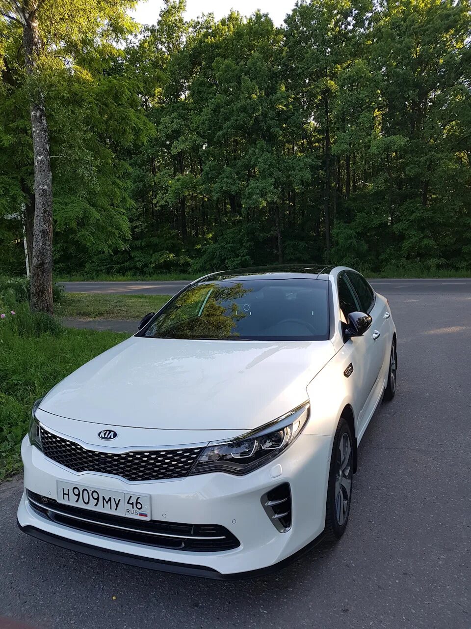 Киа к5 фото белый Первая мойка акулы))) - KIA Optima (4G), 2 л, 2017 года просто так DRIVE2