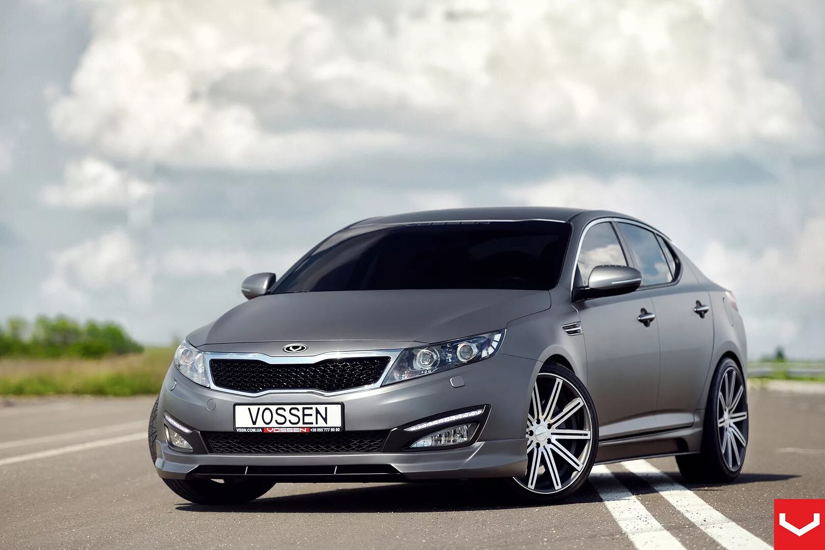 Киа к5 тюнинг фото KIA Optima - Vossen CV4 - Vossen Украина на DRIVE2