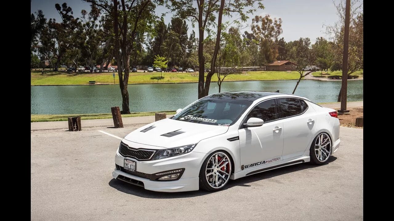 Киа к5 тюнинг обвес 2013 Kia Optima on 20" Avant Garde F431 / AG Wheels - YouTube