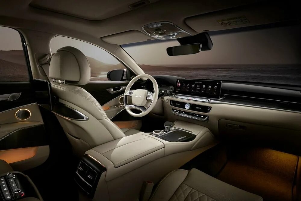 Киа к9 2024 фото Kia рассекретила салон обновленного K900: первые фото - Российская газета