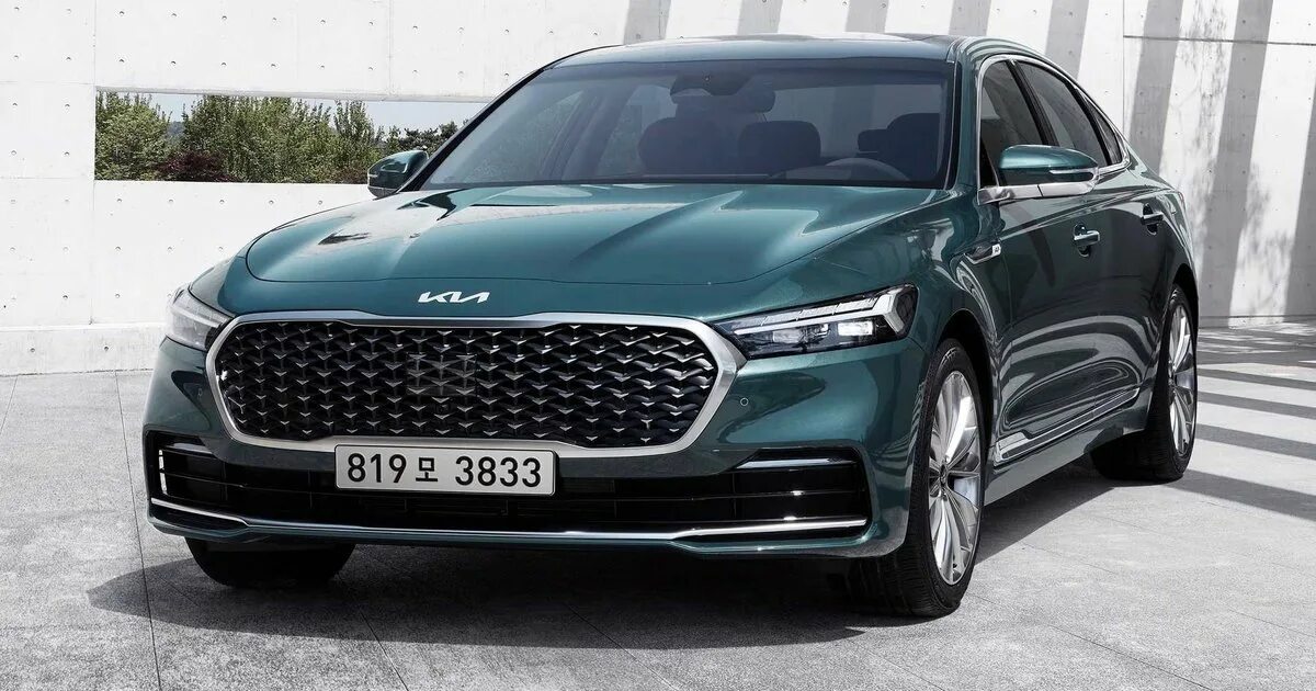 Киа к9 2024 фото Kia показала первые фото нового седана К900
