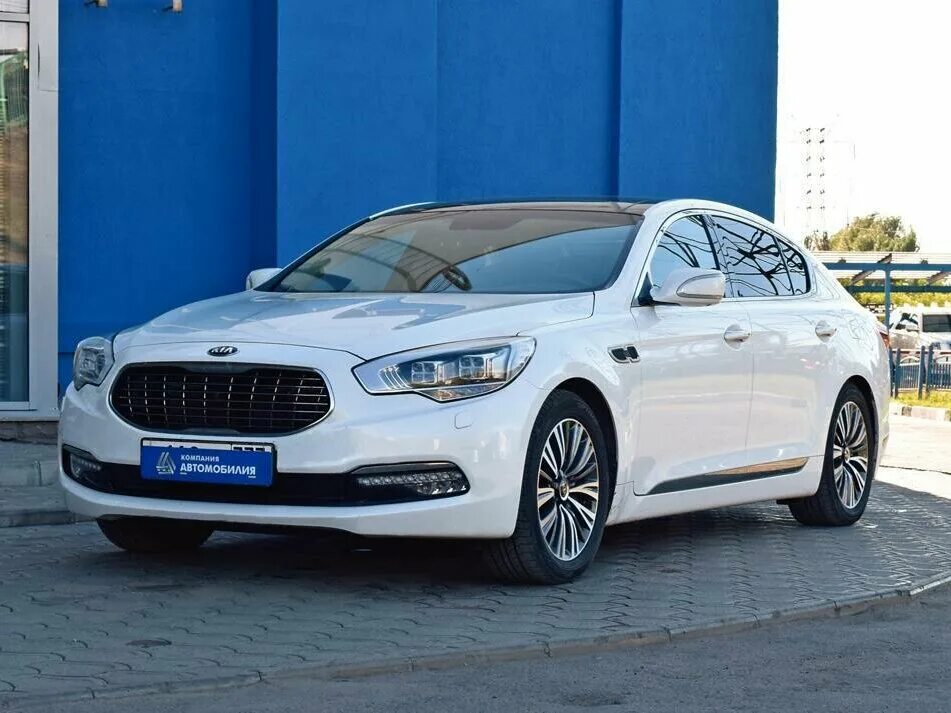 Киа куорис фото Купить б/у Kia Quoris I 3.8 AT (333 л.с.) бензин автомат в Ярославле: белый Киа 