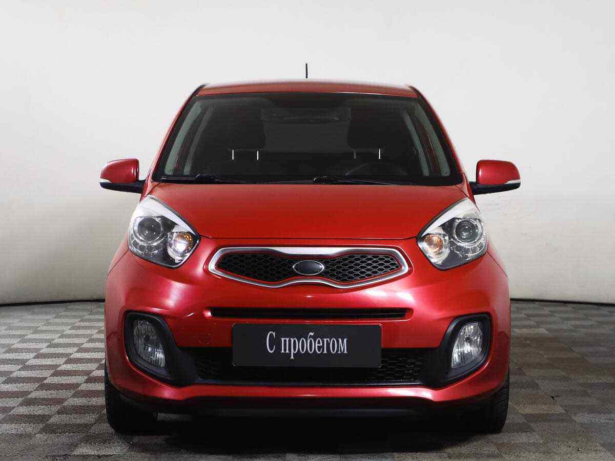 Киа купить бу фото KIA Picanto Красный 2013 с пробегом 82 367 км. в автоцентре Крост в Ростове-на-Д