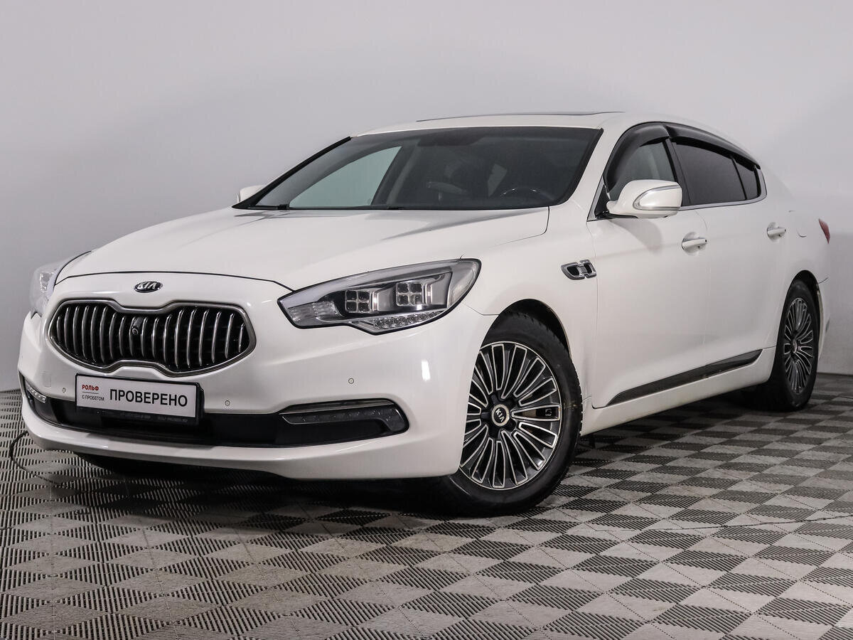 Киа кворис фото Купить б/у Kia Quoris I 3.8 AT (290 л.с.) бензин автомат в Санкт-Петербурге: бел