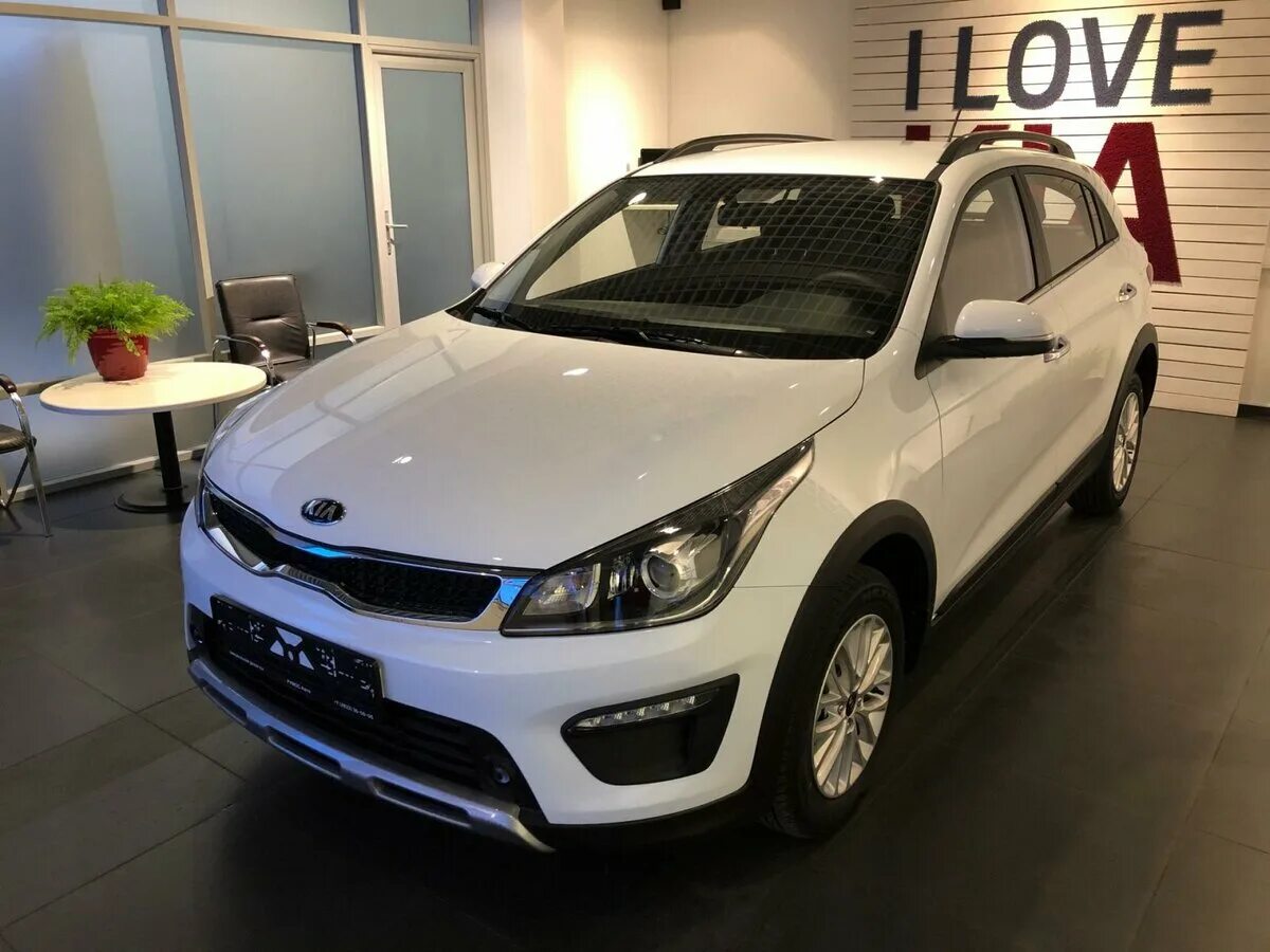 Киа лайн фото 2019 Купить новый Kia Rio IV X-Line 1.6 AT (123 л.с.) бензин автомат в Твери: белый К