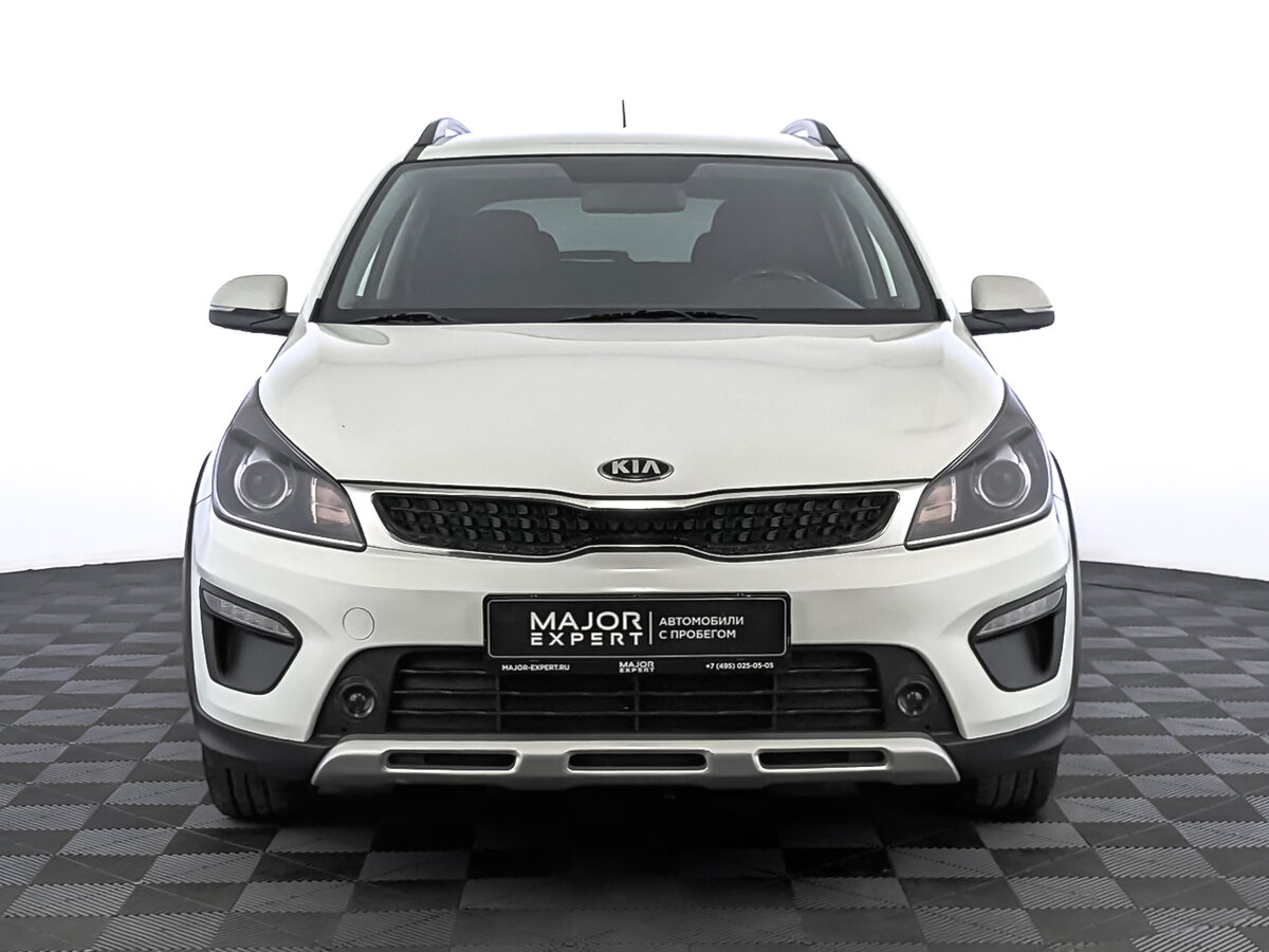 Киа лайн фото 2019 Купить б/у Kia Rio IV X-Line 1.6 AT (123 л.с.) бензин автомат в Москве: белый Ки