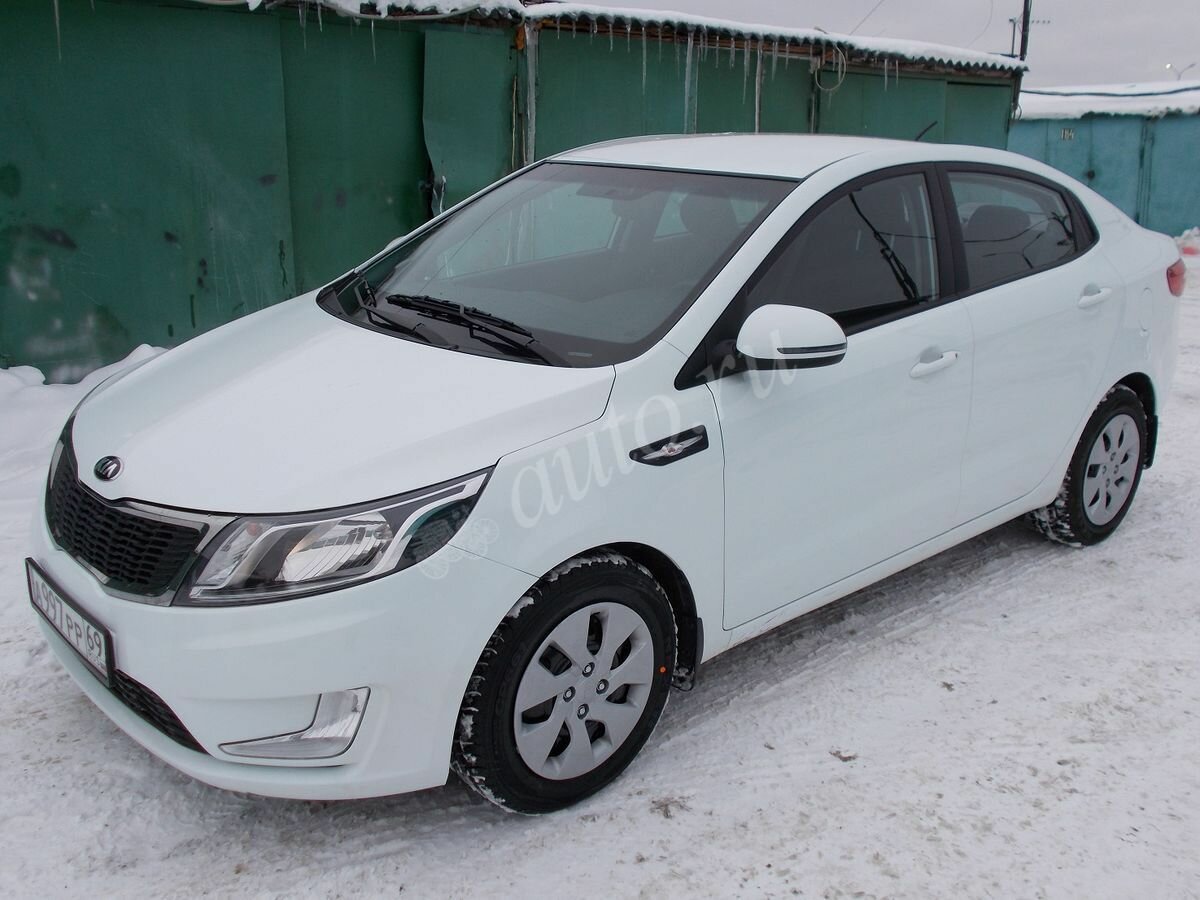 Киа люкс фото Купить б/у Kia Rio III 6-speed 1.6 AT (123 л.с.) бензин автомат в Москве: белый 