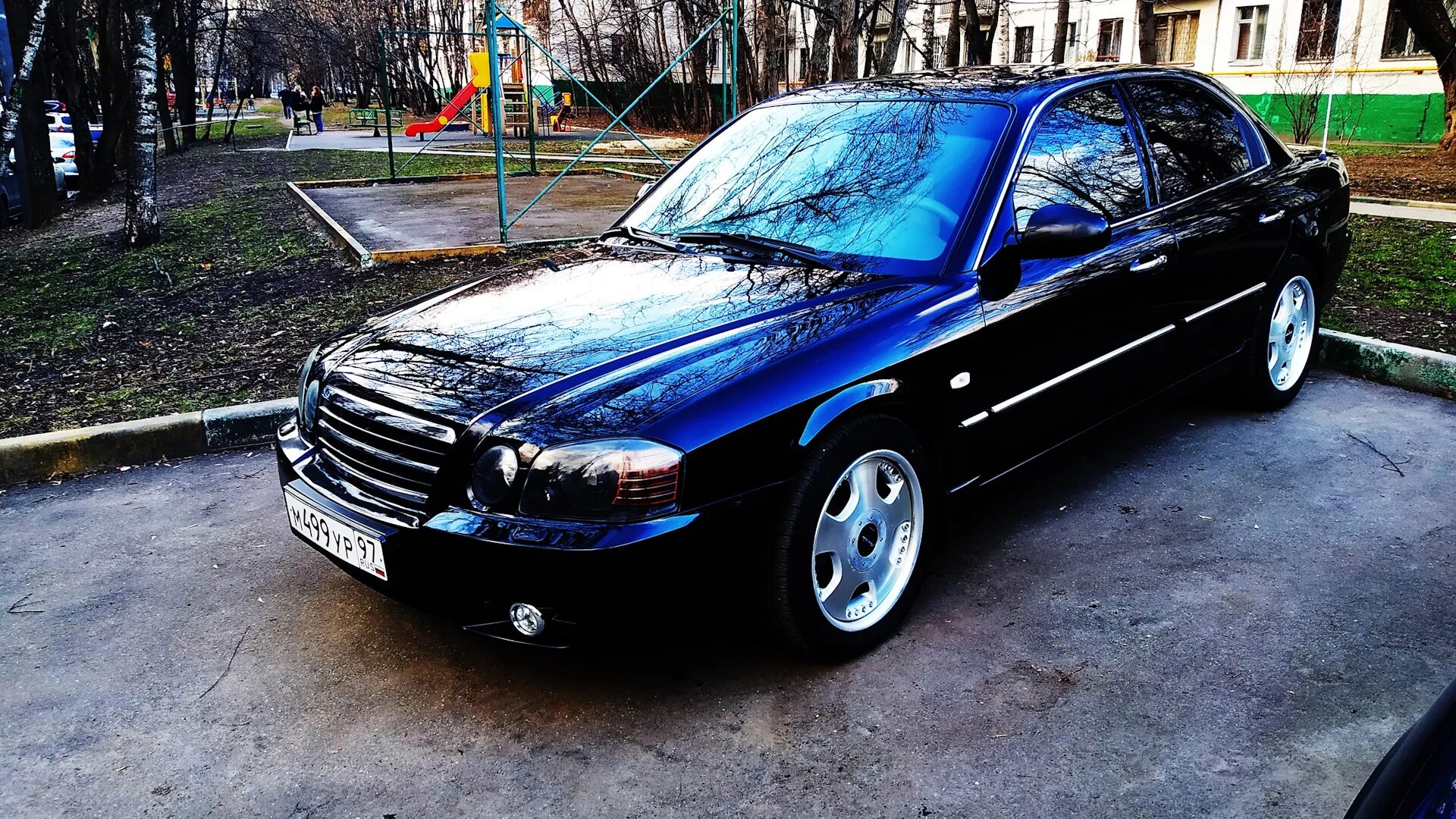 Киа маджентис 1 тюнинг KIA Magentis I 2.5 бензиновый 2005 2.5 AT на DRIVE2