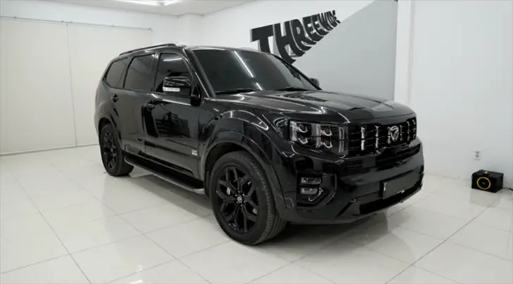 Киа мохаве 2022 фото 5 Pictures Of A Blacked-Out Kia Mohave SUV