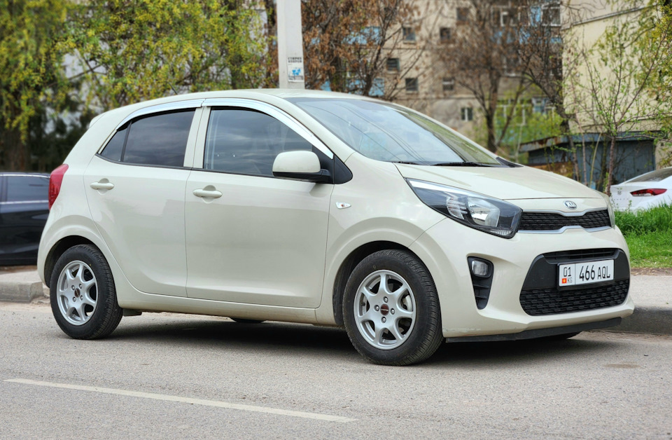 Киа монинг фото Дополнительный комплект колёс - KIA Morning (3G), 1 л, 2018 года колёсные диски 