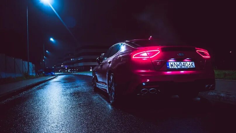 Киа опи ночные фото машины Ночной kia stinger 2018 Автолайк ВКонтакте
