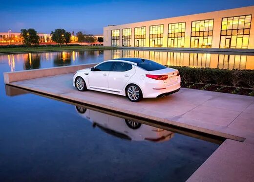 Киа опи ночные фото машины Kia Optima после пластической операции
