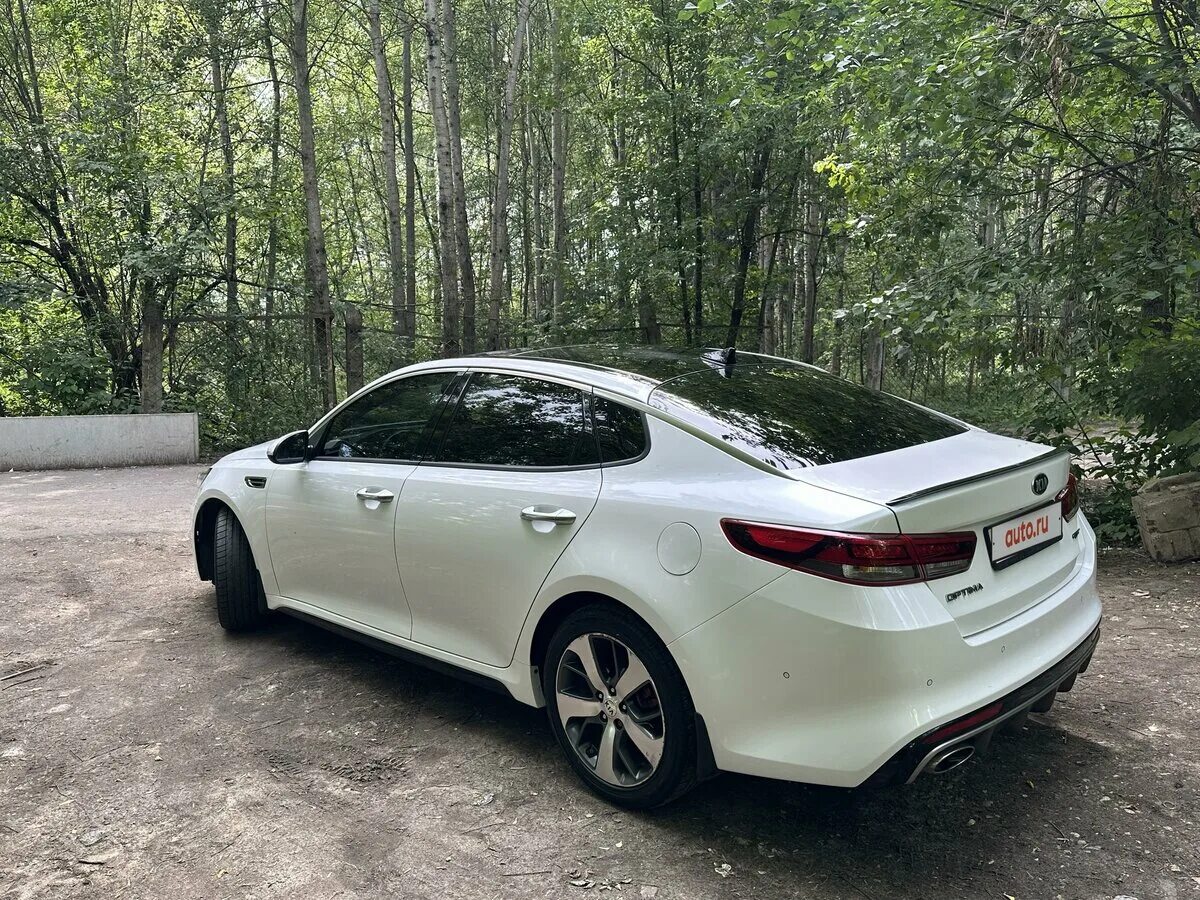 Киа оптима 2017 года фото Купить б/у Kia Optima IV 2.0 AT (245 л.с.) бензин автомат в Балашихе: белый Киа 