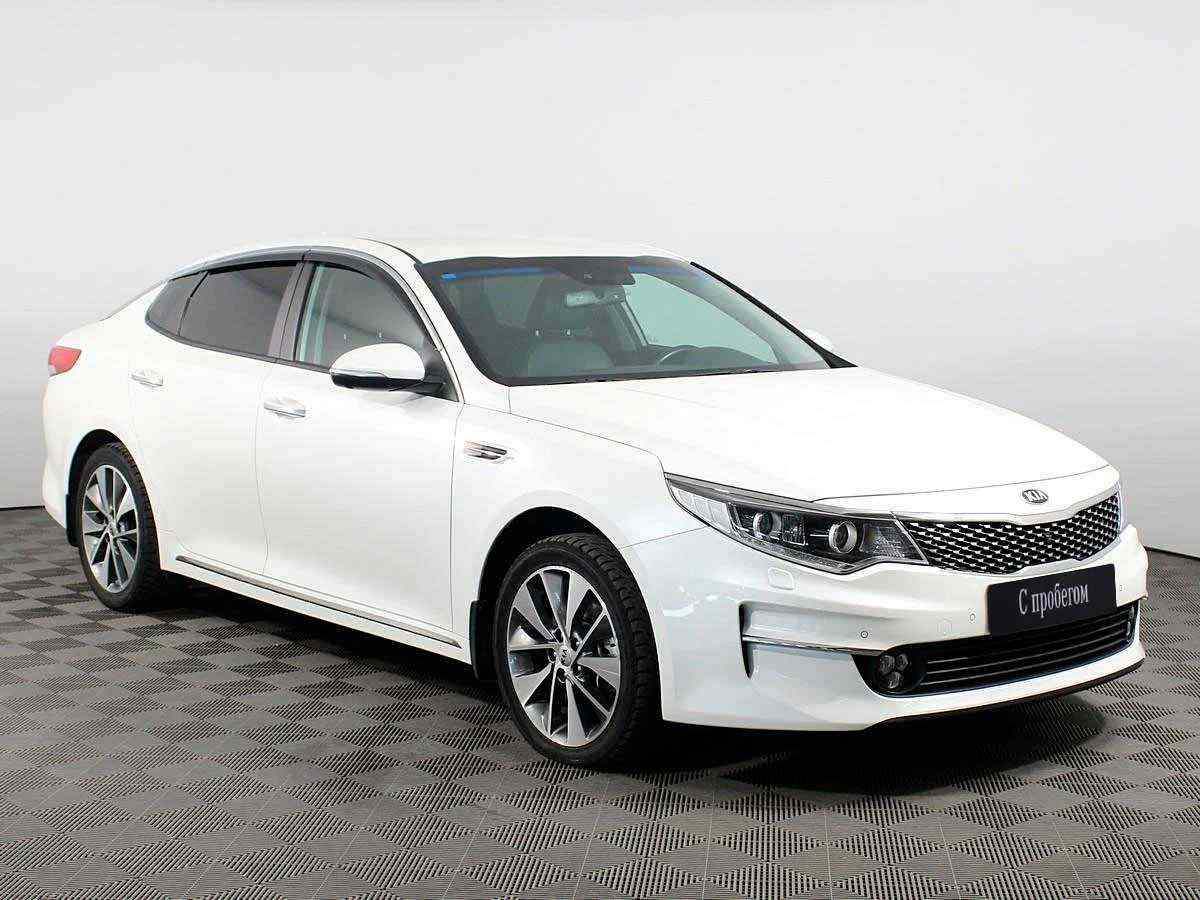 Киа оптима 2023 фото цена KIA Optima Белый 2017 с пробегом 75 842 км. в автоцентре Крост в Ростове-на-Дону