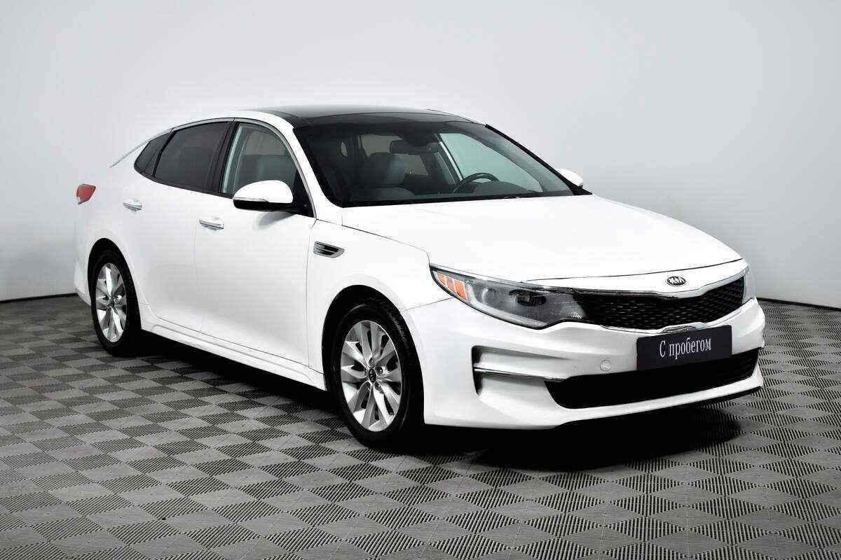 Киа оптима 4 фото KIA Optima Белый 2016 с пробегом 57 407 км. в автоцентре Крост в Ростове-на-Дону