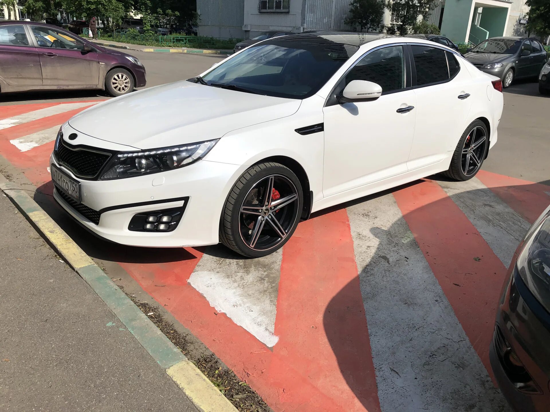 Киа оптима диски фото Поменяемся колесами - KIA Optima (3G), 2 л, 2014 года колёсные диски DRIVE2