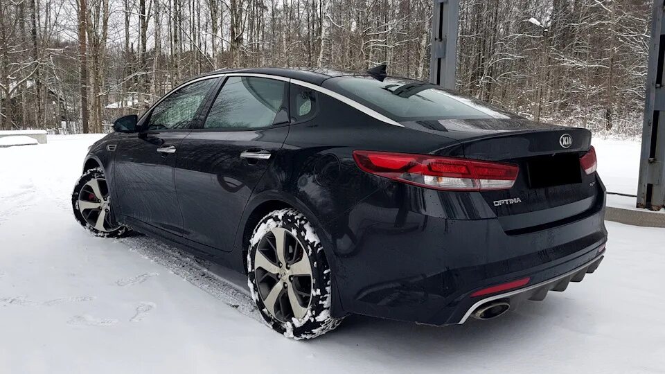 Киа оптима gt тюнинг KIA Optima (4G) 2.4 бензиновый 2016 GT line на DRIVE2