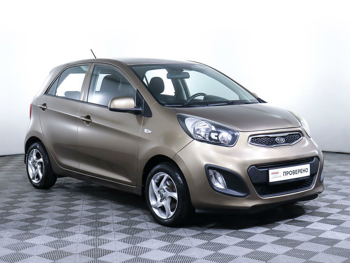 Киа пиканта фото Купить б/у Kia Picanto II 1.3 AT (85 л.с.) бензин автомат в Москве: коричневый К