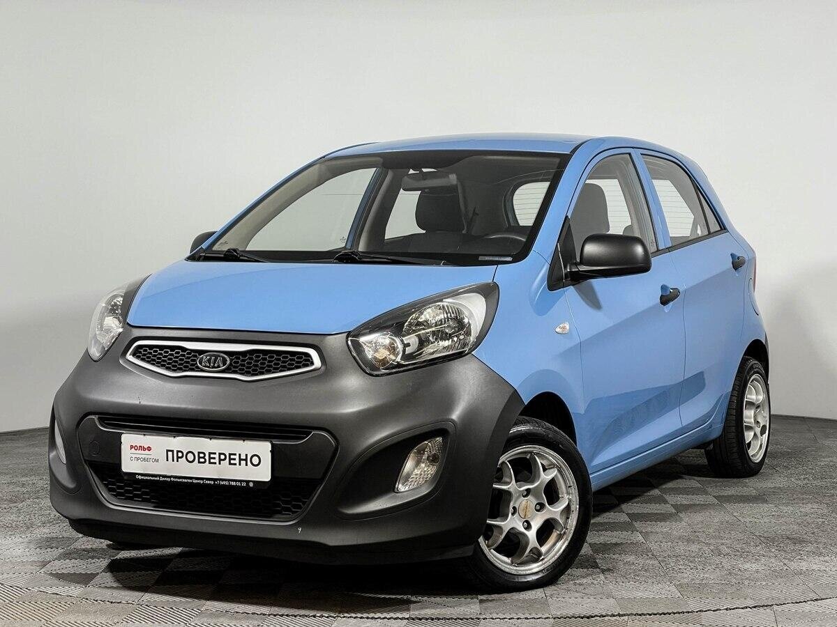Киа пиканта фото Купить б/у Kia Picanto II 1.3 AT (85 л.с.) бензин автомат в Москве: голубой Киа 