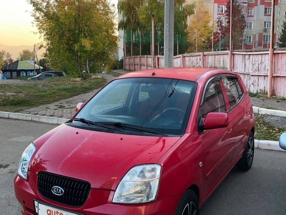 Киа пиканто 2007 фото Купить б/у Kia Picanto I 1.1 AT (64 л.с.) бензин автомат в Красноярске: красный 