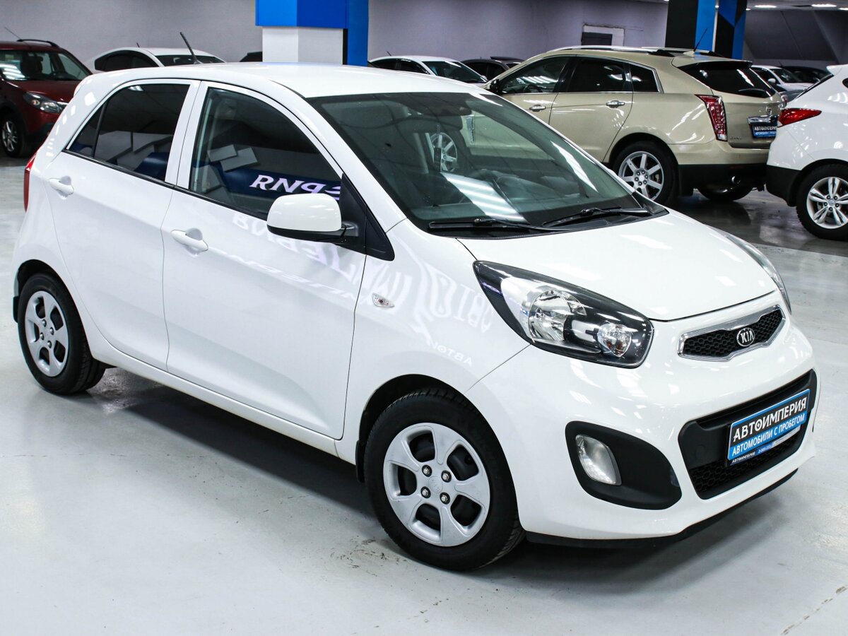 Киа пиканто 2012 фото Купить б/у Kia Picanto II 1.0 MT (69 л.с.) бензин механика в Красноярске: белый 