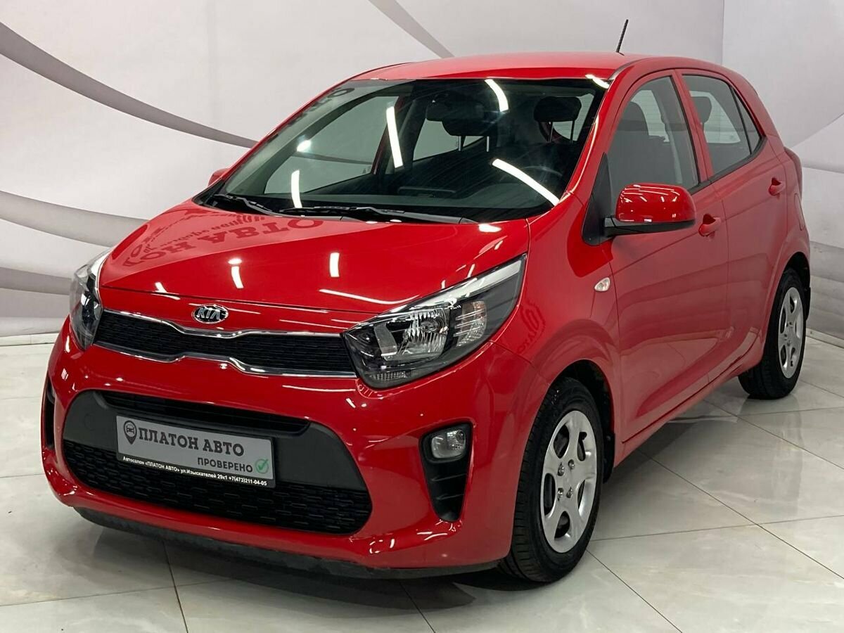 Киа пиканто 2017 фото Купить б/у Kia Picanto III 1.3 AT (84 л.с.) бензин автомат в Воронеже: красный К