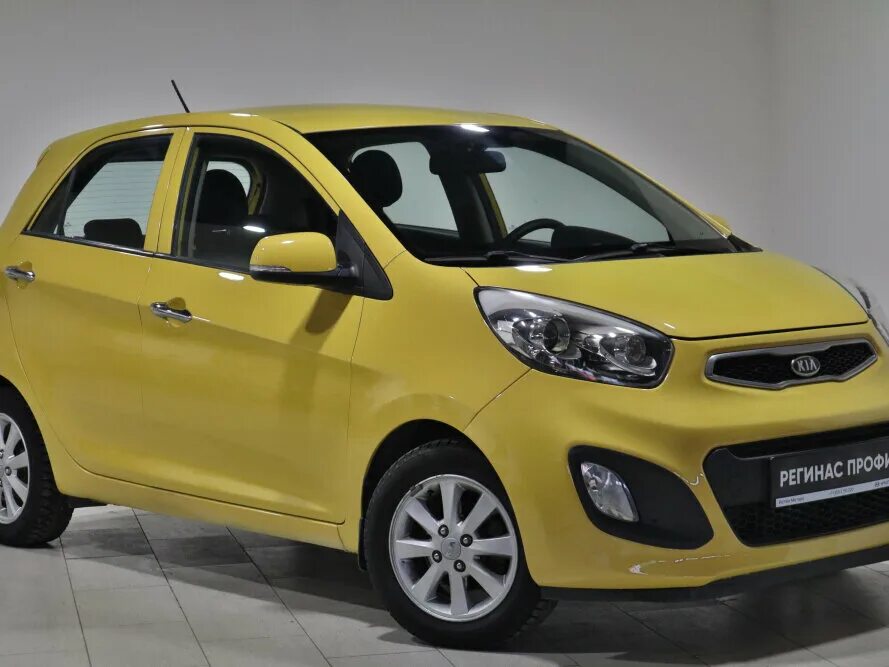 Киа пиканто автомат фото Купить б/у Kia Picanto II 1.3 AT (85 л.с.) бензин автомат в Челябинске: жёлтый К