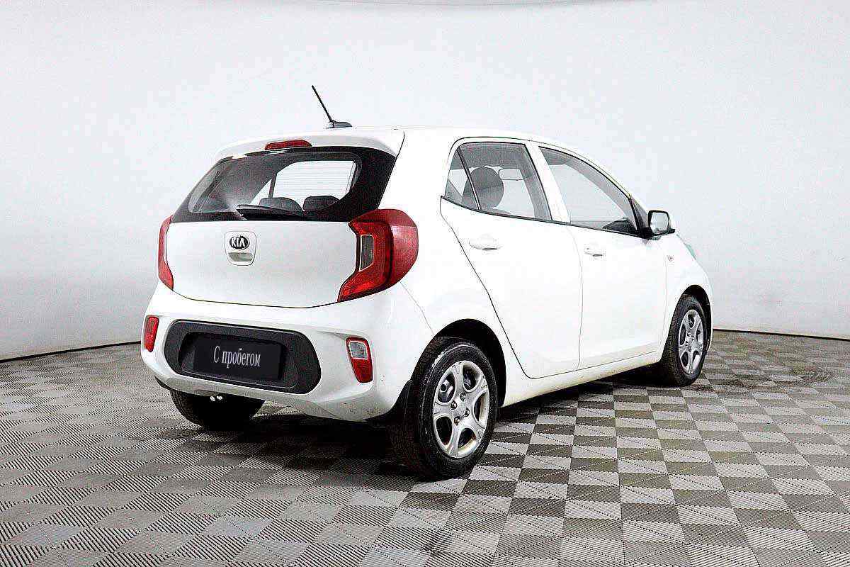 Киа пиканто фото сзади KIA Picanto Белый 2018 с пробегом 58 741 км. в автоцентре Крост в Ростове-на-Дон