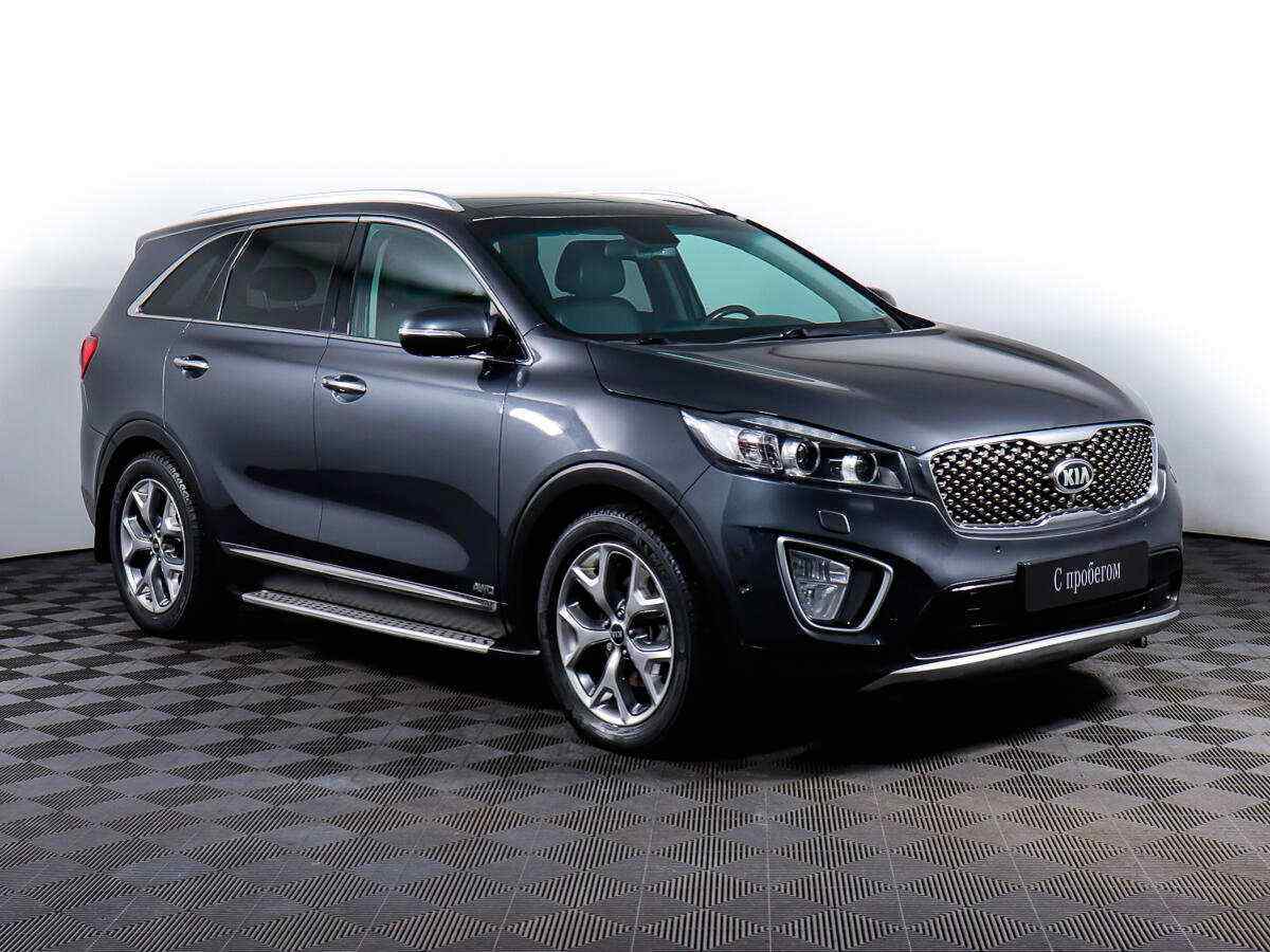 Киа прайм фото KIA Sorento Prime Серый 2016 с пробегом 105 801 км. в автоцентре Крост в Ростове