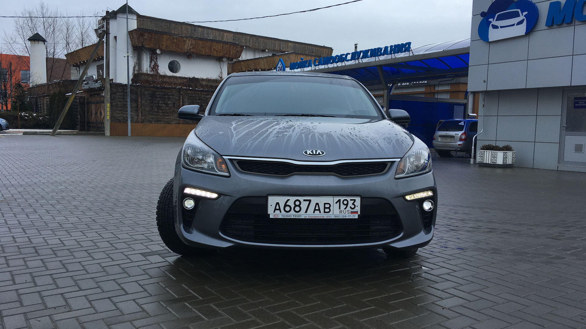 Киа р 10 фото KIA Rio (4G) 1.6 бензиновый 2019 R10 на DRIVE2