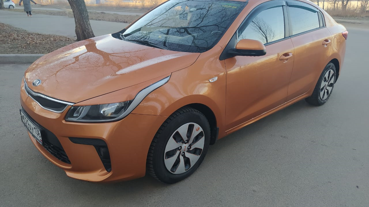 Киа р 10 фото KIA Rio (4G) 1.6 бензиновый 2017 Kia R10 Golden Dragon на DRIVE2