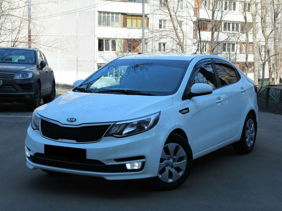 Киа риа фото Купить б/у Kia Rio III Рестайлинг 1.6 AT (123 л.с.) бензин автомат в Москве: бел