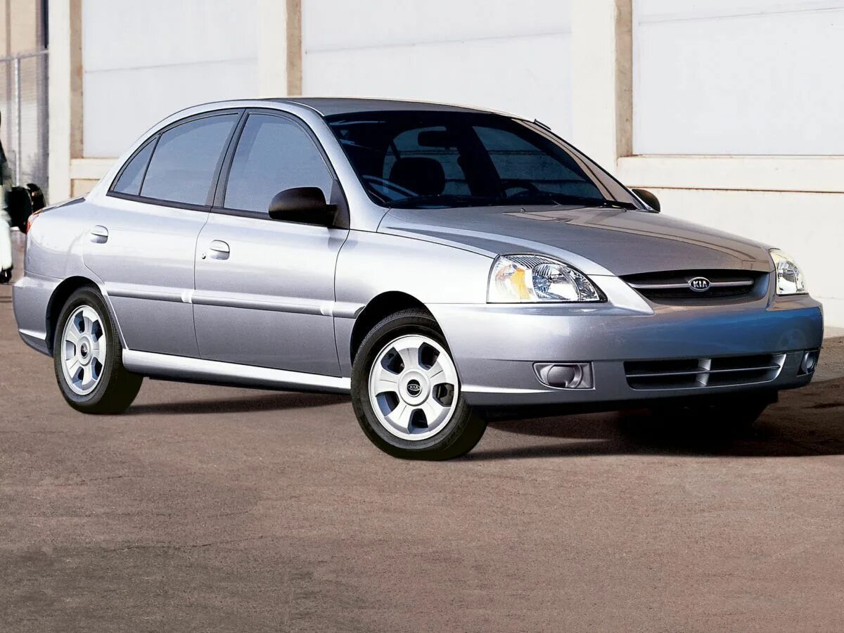 Киа рио 1 фото Kia Rio 2002 year of release, 1 generation, restyling, sedan - Trim versions and