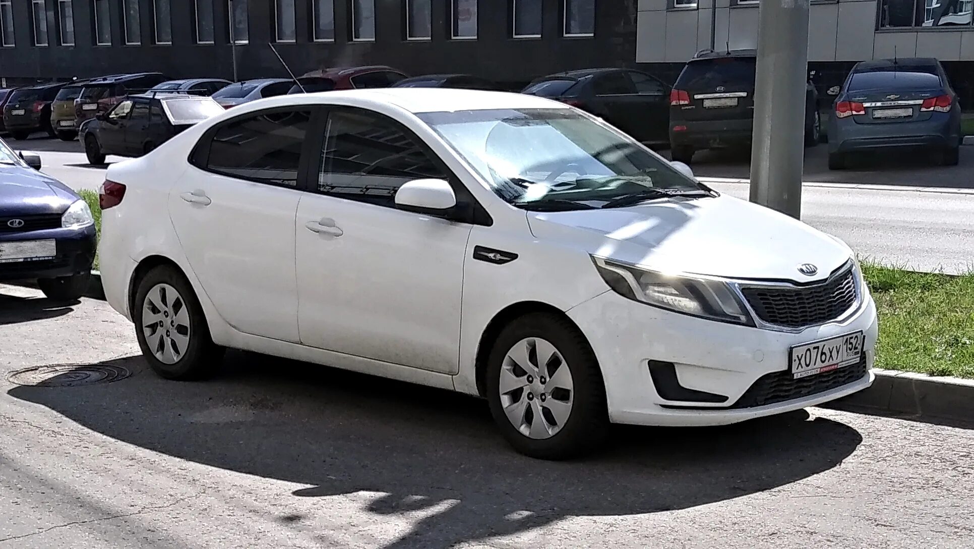 Киа рио 11 года фото "х 076 ху 152" фото Kia Rio. Россия