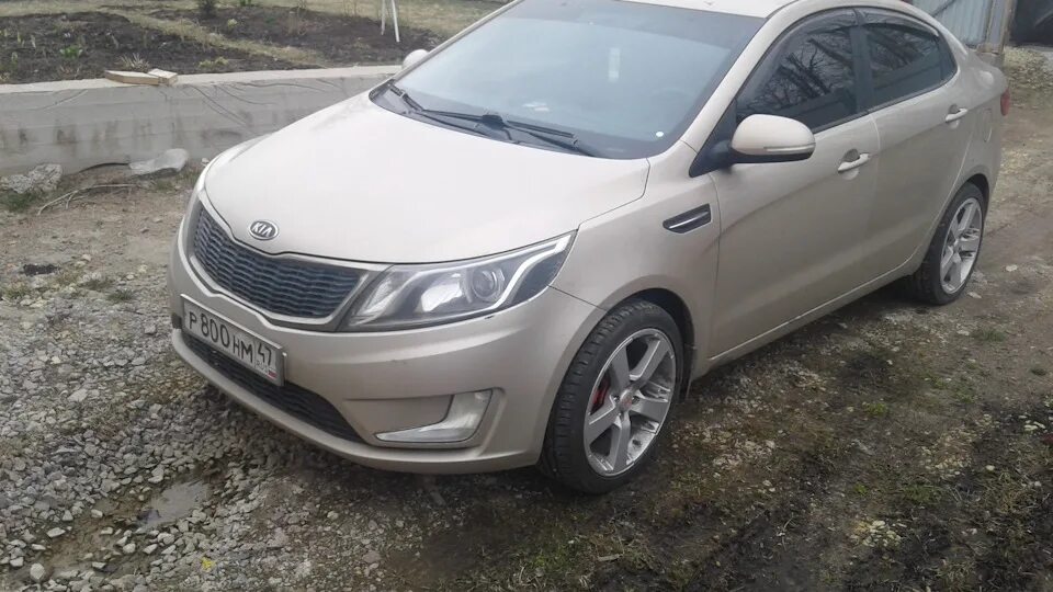 Киа рио 11 года фото KIA Rio (3G) 1.6 бензиновый 2011 на DRIVE2