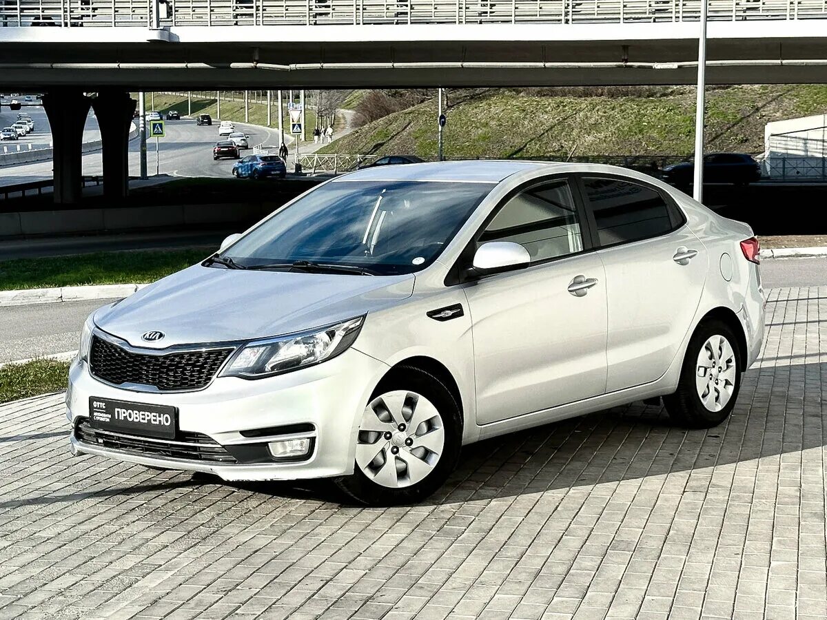 Киа рио 12 года фото Купить б/у Kia Rio III Рестайлинг 1.6 AT (123 л.с.) бензин автомат в Казани: сер