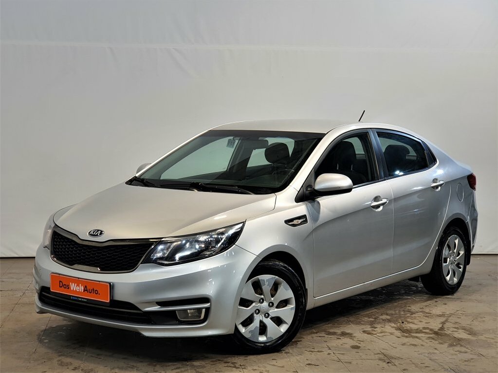 Киа рио 12 года фото Купить б/у Kia Rio III Рестайлинг 1.6 AT (123 л.с.) бензин автомат в Москве: сер