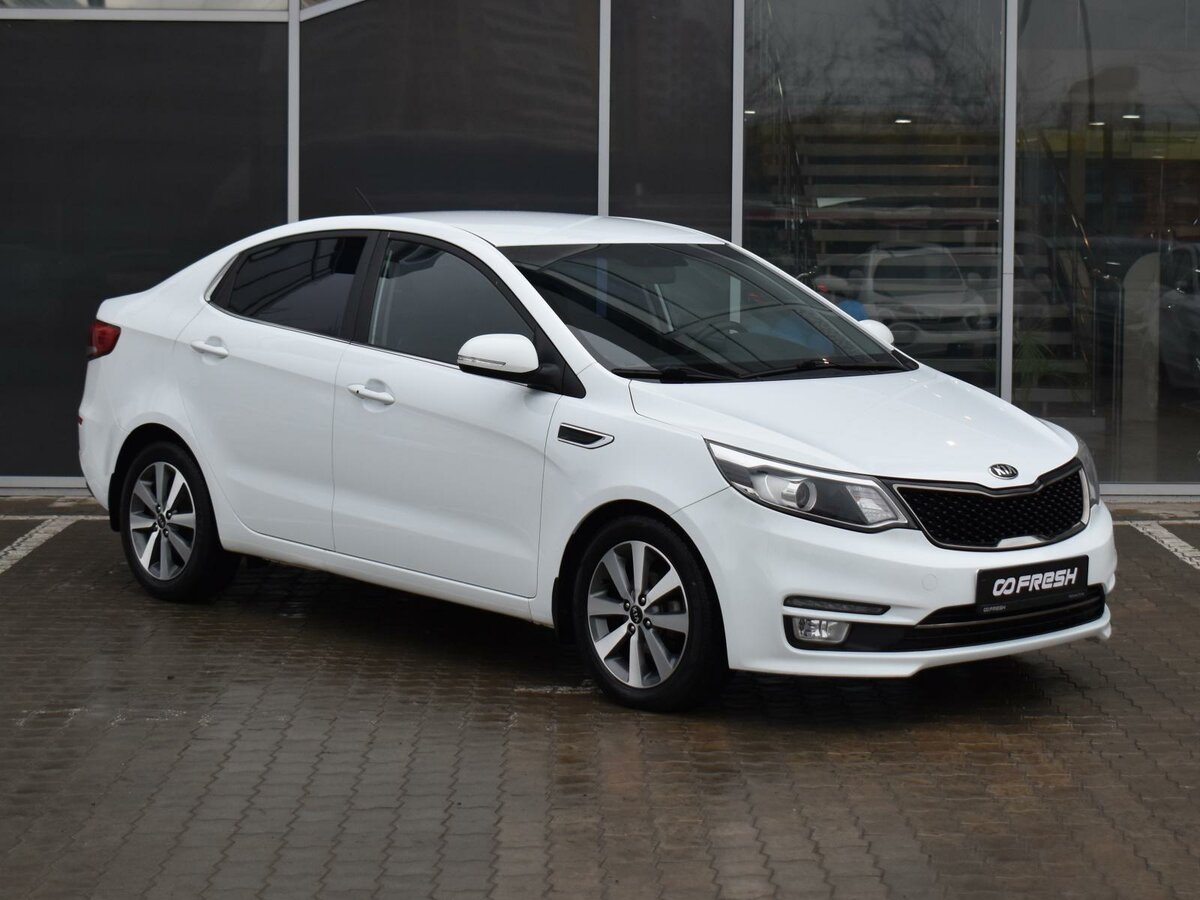 Киа рио 15 года фото Купить б/у Kia Rio III Рестайлинг 1.6 AT (123 л.с.) бензин автомат в Краснодаре: