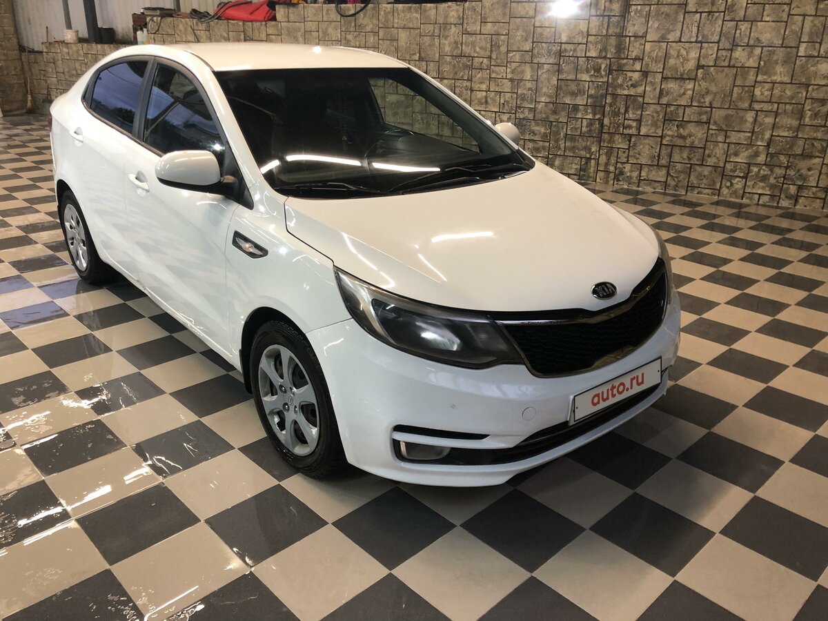 Киа рио 15 года фото Купить б/у Kia Rio III Рестайлинг 1.4 AT (107 л.с.) бензин автомат в Адлере: бел