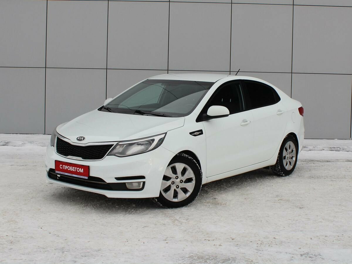 Киа рио 15 года фото Купить б/у Kia Rio III 6-speed 1.6 MT (123 л.с.) бензин механика в Перми: белый 