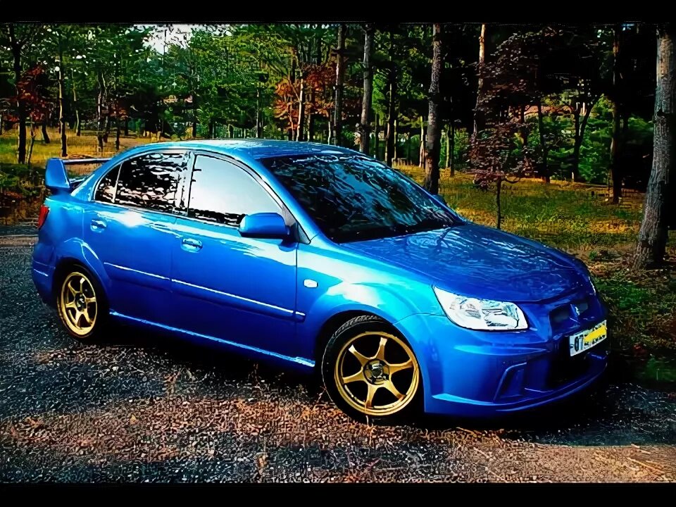 Киа рио 2 рестайлинг седан тюнинг Kia Rio Tuning - YouTube