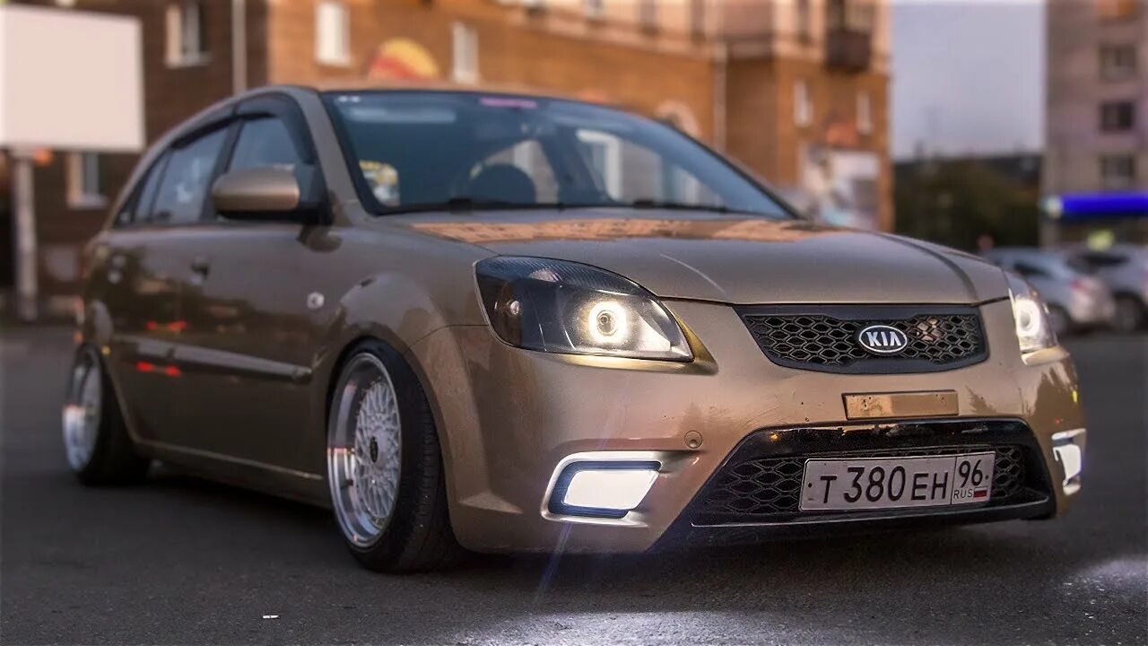 Киа рио 2 рестайлинг седан тюнинг KIA RIO НА СТИЛЕ! - YouTube