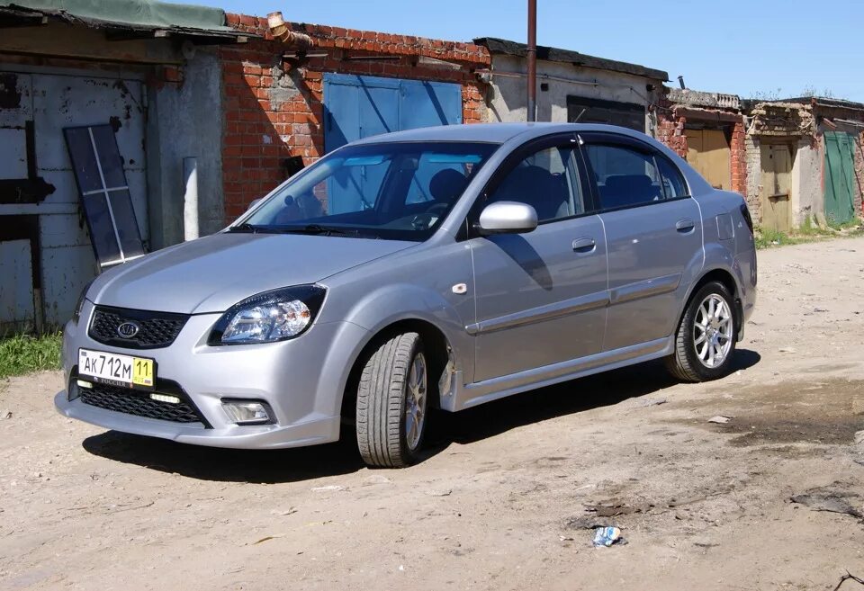 Киа рио 2 рестайлинг седан тюнинг Пороги - KIA Rio (2G), 1,4 л, 2010 года тюнинг DRIVE2